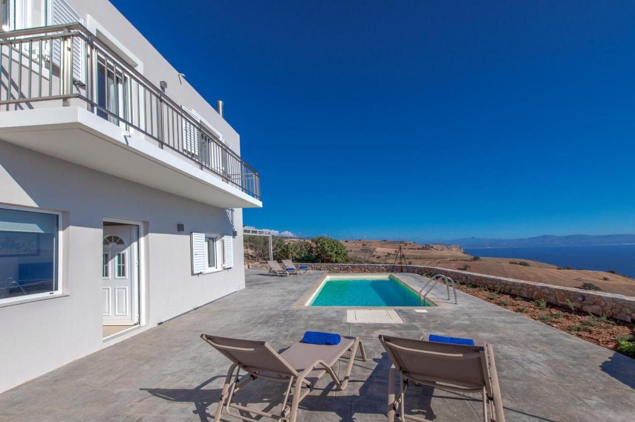 Tranquil Sea View Villa With Private Pool, Just 2Km From The Beach! Agia Galini Zewnętrze zdjęcie