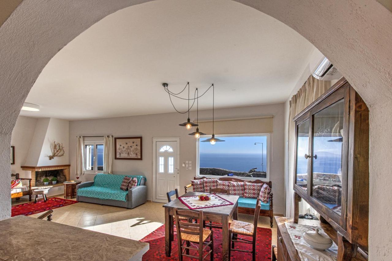 Tranquil Sea View Villa With Private Pool, Just 2Km From The Beach! Agia Galini Zewnętrze zdjęcie