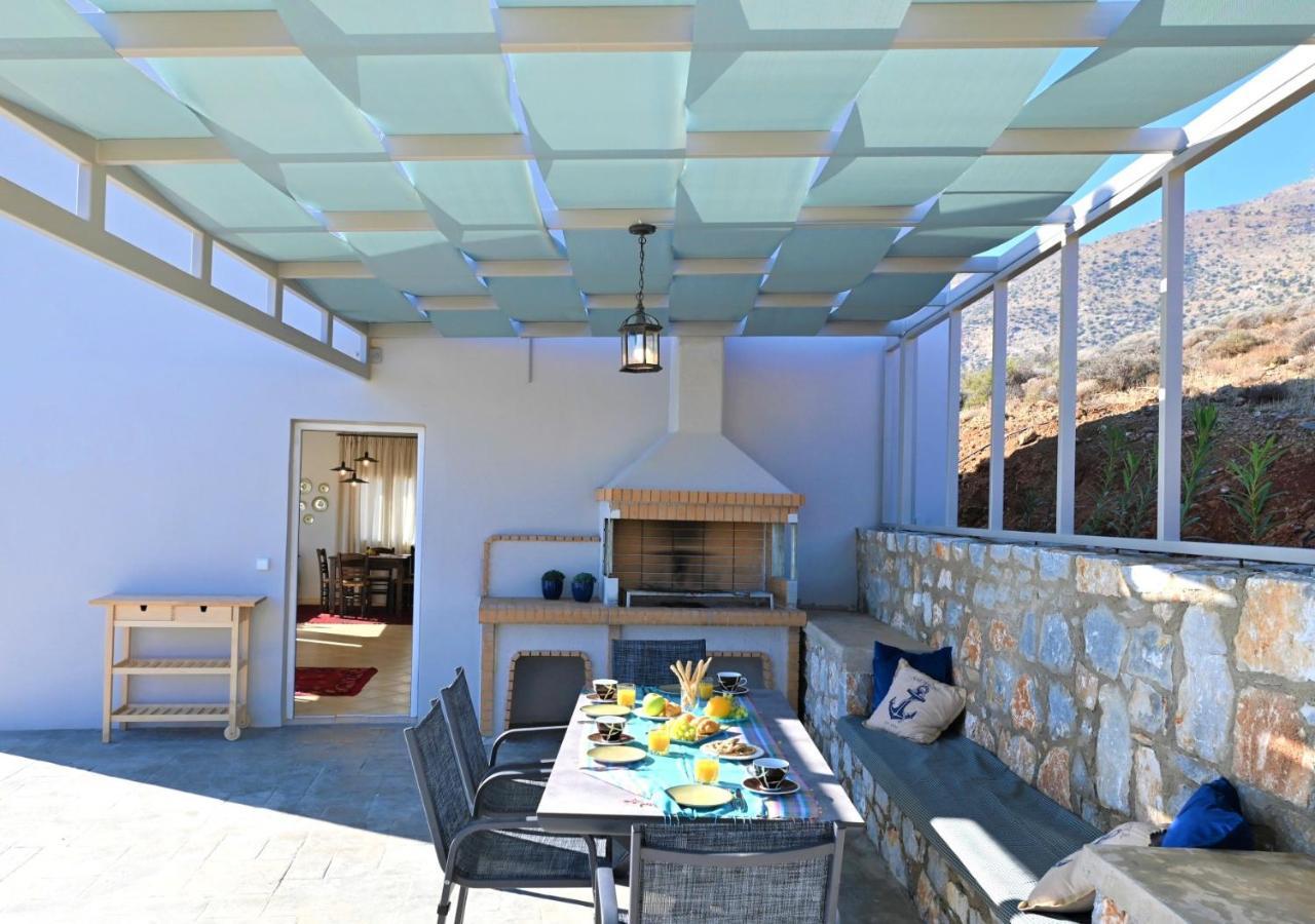 Tranquil Sea View Villa With Private Pool, Just 2Km From The Beach! Agia Galini Zewnętrze zdjęcie