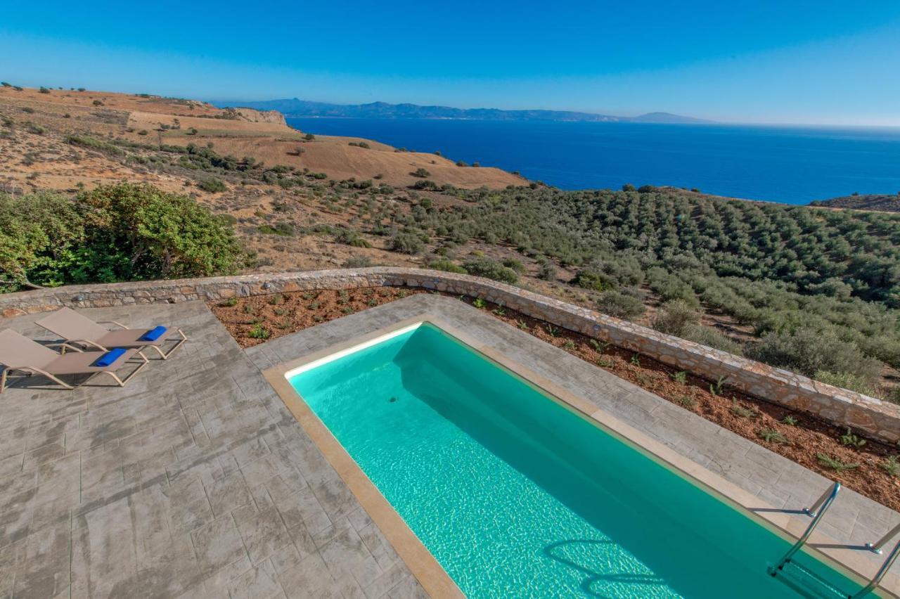 Tranquil Sea View Villa With Private Pool, Just 2Km From The Beach! Agia Galini Zewnętrze zdjęcie