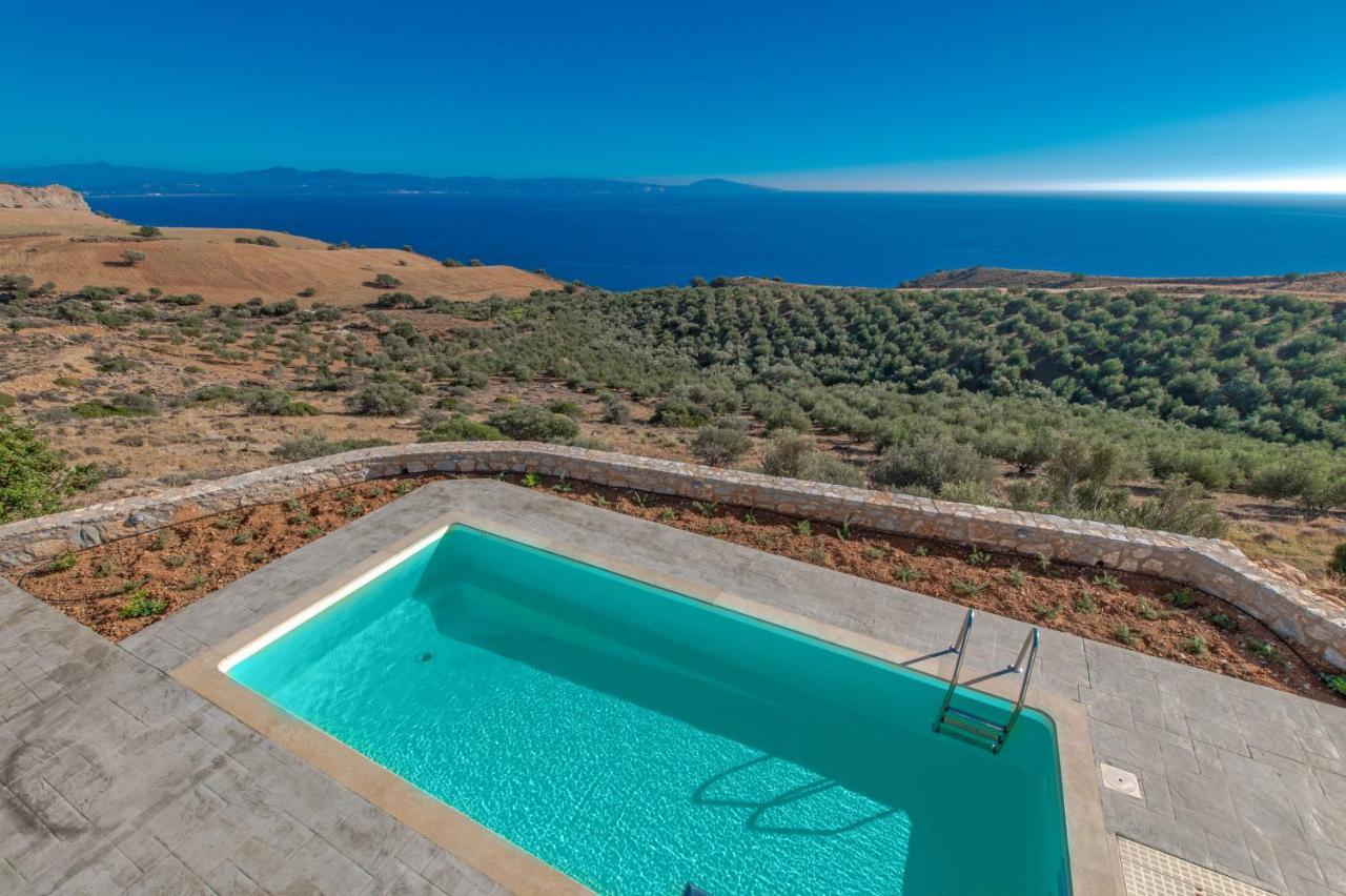 Tranquil Sea View Villa With Private Pool, Just 2Km From The Beach! Agia Galini Zewnętrze zdjęcie