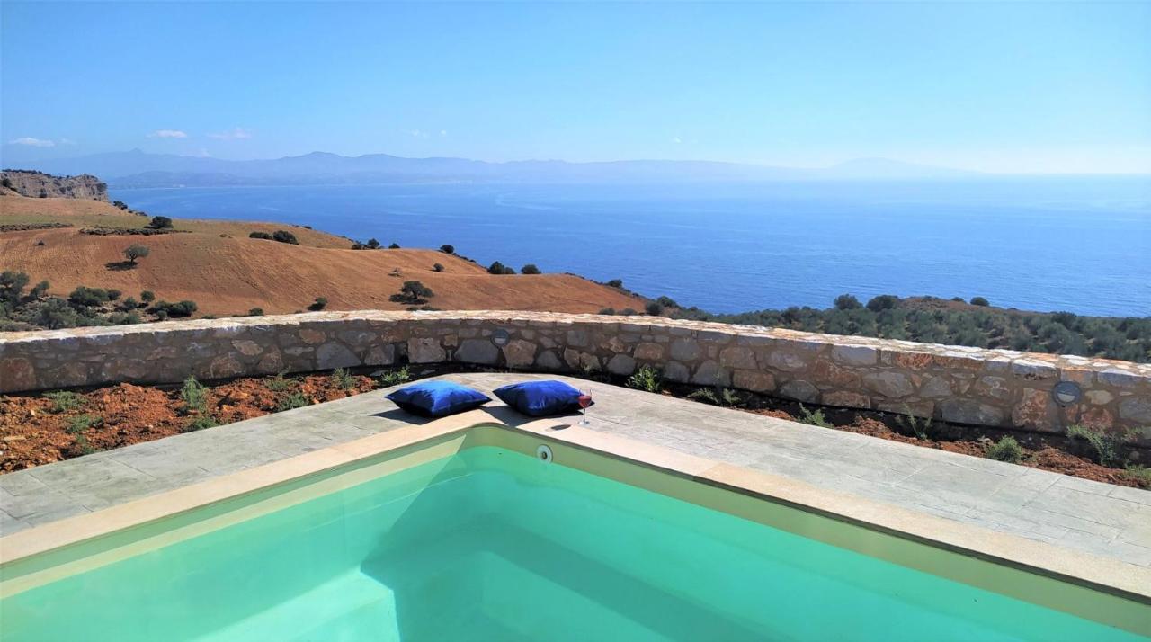 Tranquil Sea View Villa With Private Pool, Just 2Km From The Beach! Agia Galini Zewnętrze zdjęcie